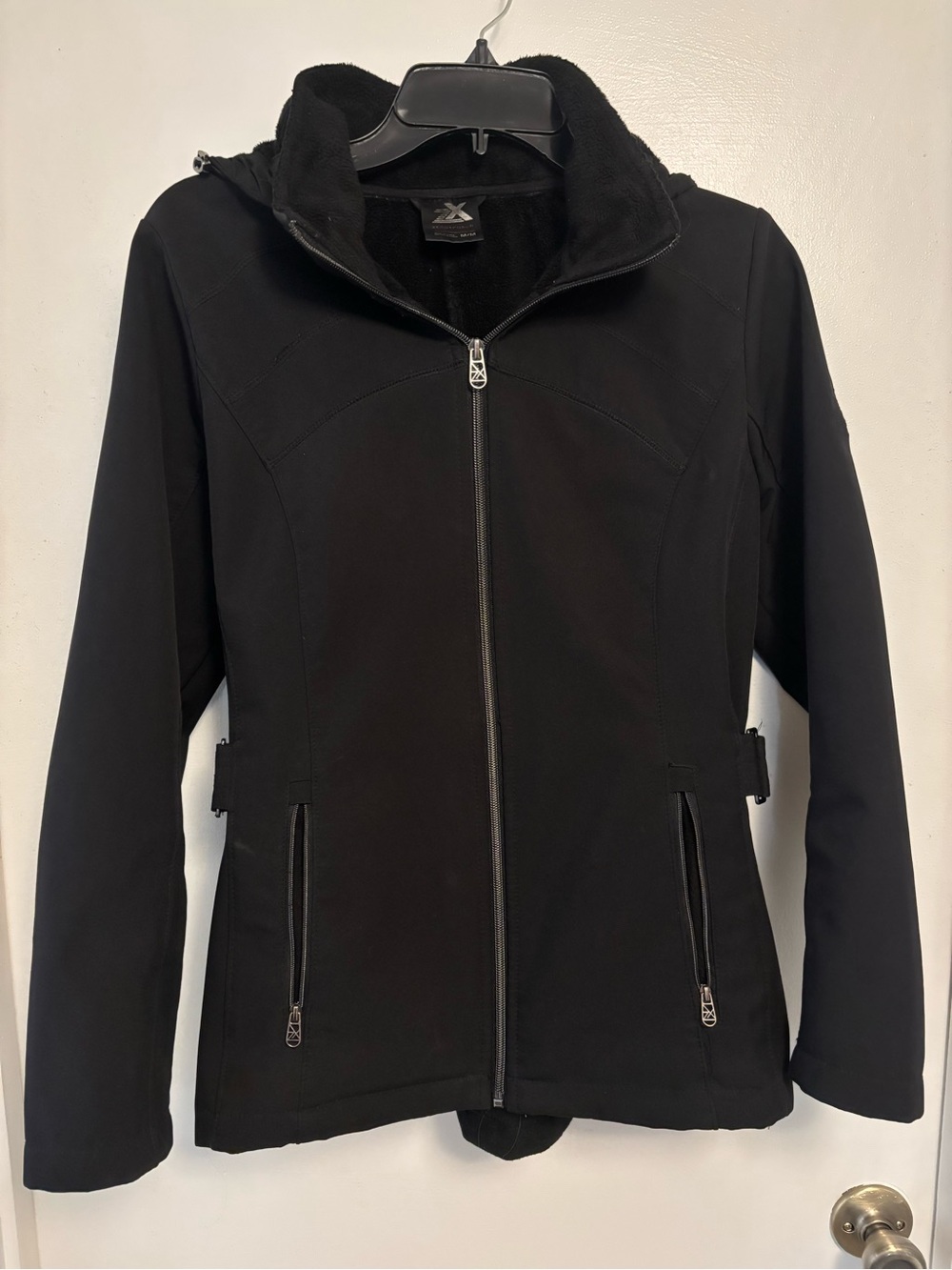 Women's Black Softshell Jacket -